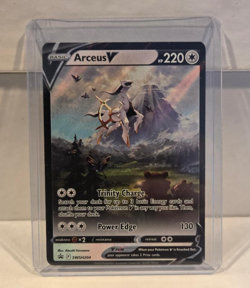 Pokemon Card TCG Arceus V SWSH204 Sword & Shield Black Star Promo NM-MINT - Image 1