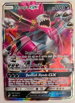 Hoopa GX 96/181 Team Up NM Ultra Rare Pokemon Card - Image 1