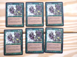 Magic: the Gathering Giant Badger LOT OF 6 CARDS HarperPrism promo 1995 - Image 1