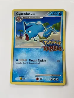 Pokemon Gyarados TCG Rumble Rare Card 6/16 2009 - Image 1