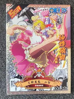 One Piece Anime Collectable Trading Card SSR 92 Sanji - Image 1