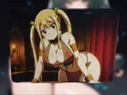 Lucy Heartfilia Fairy Tail Anime Waifu Sexy Goddess Doujin Lewd Hentai Card - Image 1