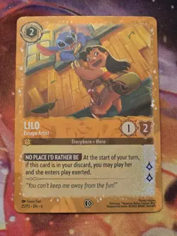 Lilo - Escape Artist 25 Disney Lorcana Promo Cards Holo - Image 1