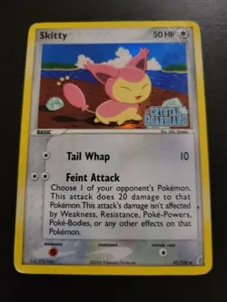 Pokemon TCG Card 2006 EX Crystal Guardians - Skitty 41/100 Reverse Holo - Image 1