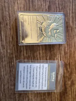 Togepi 23 Karat Gold-Plated Trading Card Special Edition Burger King - Image 2