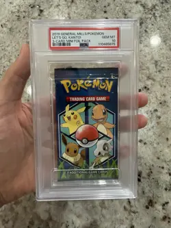 PSA 10 Pokemon 2019 General Mills 3 Card Booster Pack LOW POP - Image 1