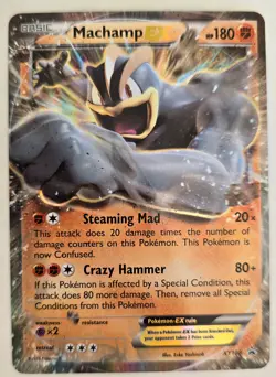 Pokemon TCG - XY Promos Machamp ex Ultra Rare Holo Card - XY108 - Image 1