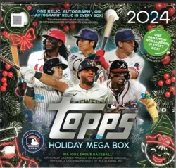 Topps PKG014618 2024 Holiday Baseball Trading Cards Mega Box - Image 1