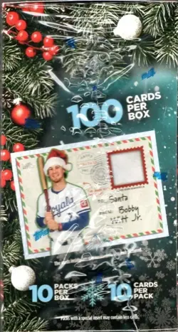 Topps PKG014618 2024 Holiday Baseball Trading Cards Mega Box - Image 2
