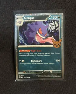 Pokemon Gengar TCG Cosmos Holo Card 057/091 Trick or Trade - Image 2