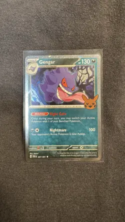 Pokemon Gengar TCG Cosmos Holo Card 057/091 Trick or Trade - Image 3