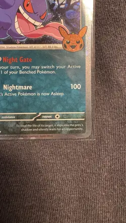 Pokemon Gengar TCG Cosmos Holo Card 057/091 Trick or Trade - Image 5