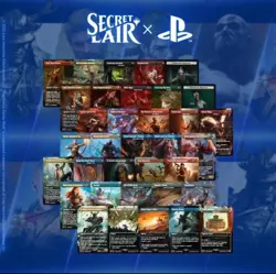 PRESALE MTG Secret Lair | PlayStation Non-Foil Trophy Bundle | PROMO INCLD | - Image 1