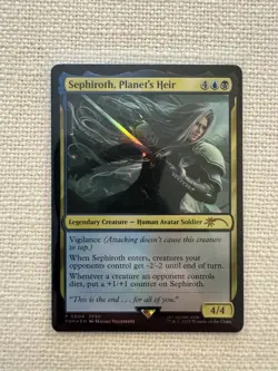 Final Fantasy Promo Cards Foil Cloud Sephiroth Lightning Ultimecia MTG Costco NM - Image 3