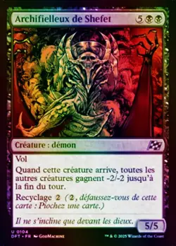 Shefet Archfiend Aetherdrift NM MTG Foil - Image 1