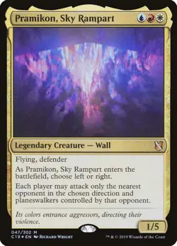 Pramikon, Sky Rampart - Commander 2019 (C19) (FOIL) NM Never Played - Image 1