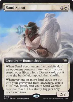 Sand Scout (Extended Art) Commander: Outlaws of Thunder Junction Regular - Image 1