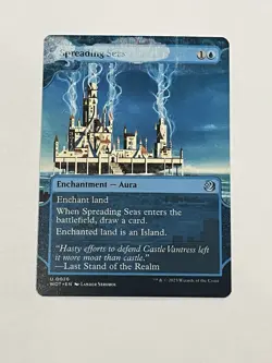 MTG Spreading Seas Wilds of Eldraine: Enchanting Tales Regular Misprint Fading - Image 1