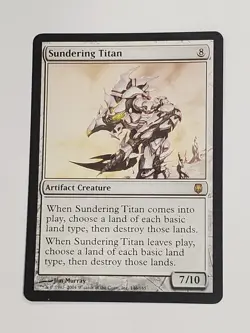 MTG Sundering Titan (Darksteel/Artifact/R) - BGM - Image 1