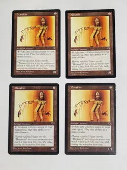 MTG Playset 4x Manakin (Tempest/Artifact/C) - BGM - Image 1