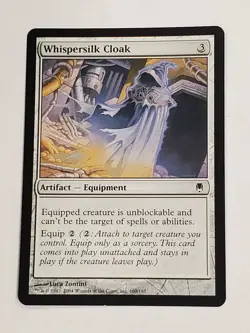 MTG Whispersilk Cloak (Darksteel/Artifact/C) - BGM - Image 1