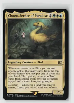 Choco, Seeker of Paradise R FINAL FANTASY 215 NM - Image 1