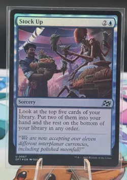 NM English MTG Foil Stock Up - Foil Aetherdrift Magic the Gathering U 0067 - Image 1