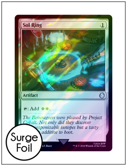 1x Sol Ring 0767, Fallout Surge Foil, Magic MTG NM - Image 1