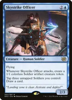 SKYSTRIKE OFFICER x4 mtg NM-M The Brothers War 4 Rare - Image 1