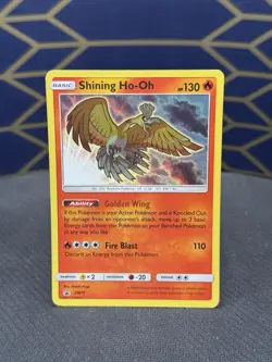 Shining Ho-Oh SM70 Holo Black Star Promo Pokemon TCG - Image 1