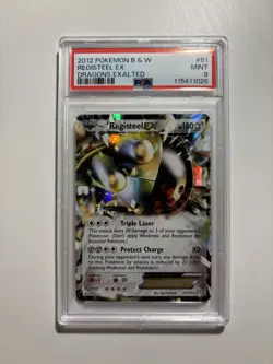 Pokemon Registeel EX Black&White Dragons Exalted PSA 9 LOW POP Mint English - Image 1