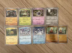 Pokemon TCG S&V White Flare Black Bolt Master Ball Reverse Holo Terrakion & More - Image 1