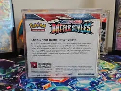 Pokemon Battle Styles Booster Box Factory Sealed w/protective case ships fast!🔥 - Image 3