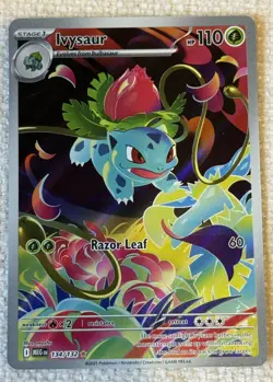 Ivysaur Illustration Rare 134/132 Near Mint Mega Evolution Pokemon TCG English - Image 1
