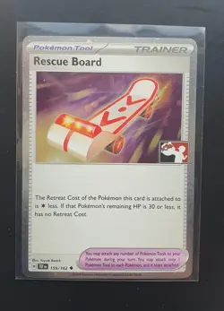 Pokemon TCG Rescue Board 159/162 Play Prize Stamped Cosmos Holo - Image 1