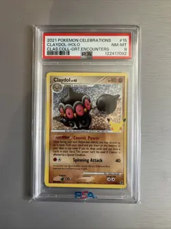 2021 Pokemon SWSH Celebrations Claydol Classic Collection #15/106 PSA 8 - Image 1