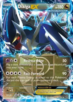 Pokemon TCG - Dialga EX - 65/101 - Ultra Rare - Plasma Blast [Near Mint] - Image 1
