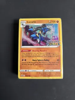 Pokemon SEALED Lucario SWSH186 Brilliant Stars Prerelease Promo Pack - Image 1