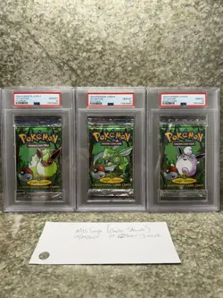 PSA 10 1st Edition Jungle Booster Pack (Full Art Set) 1999 Pokemon! Sequential! - Image 1