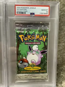 PSA 10 1st Edition Jungle Booster Pack (Full Art Set) 1999 Pokemon! Sequential! - Image 4