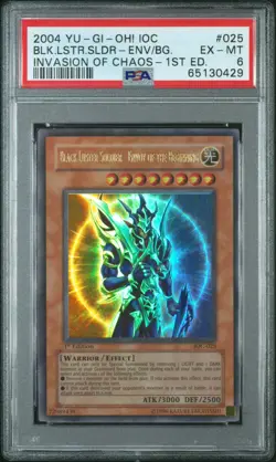 2004 1ST ED #025 BLACK LUSTER SOLDIER - ENVOY OF THE BEGINNING PSA 6 - Image 1