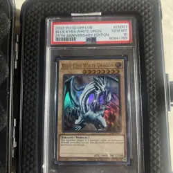 Blue-Eyes White Dragon LOB-EN001 Legend of Blue Eyes White Dragon PSA 10 - Image 1