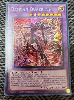 Yugioh Despian Quaeritis Prismatic Secret MP22-EN141 NM In Hand Ships Now! - Image 1