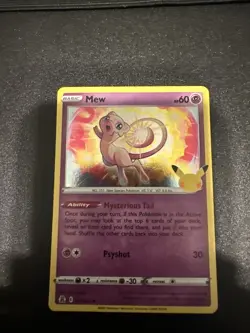 Pokemon TCG Celebrations Mew 011/025 Holo Rare Card 2021 LP - Image 1
