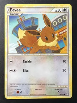 Eevee 47/90 HGSS Undaunted - Pokemon Card Near Mint - Image 1