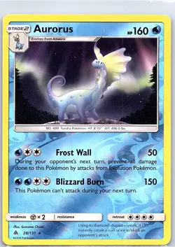 Aurorus 28/131 Reverse Holo SM - Forbidden Light - Pokemon Card - NM - Image 1