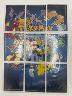 Pokemon Series 1 Character Cards 1999 Nintendo TV Animation Edition 12 Card Set - Image 1