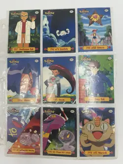 Pokemon Series 1 Character Cards 1999 Nintendo TV Animation Edition 12 Card Set - Image 2