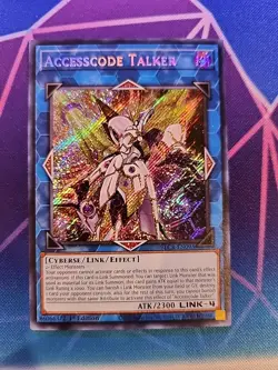 Yu-Gi-Oh! Accesscode Talker 1st Edition Secret Rare Card BLCR-EN093 - Image 1