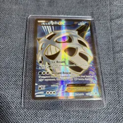Pokemon TCG Glalie EX Holo Ultra Rare Full Art XY Breakthrough Card 155/162 - Image 1
